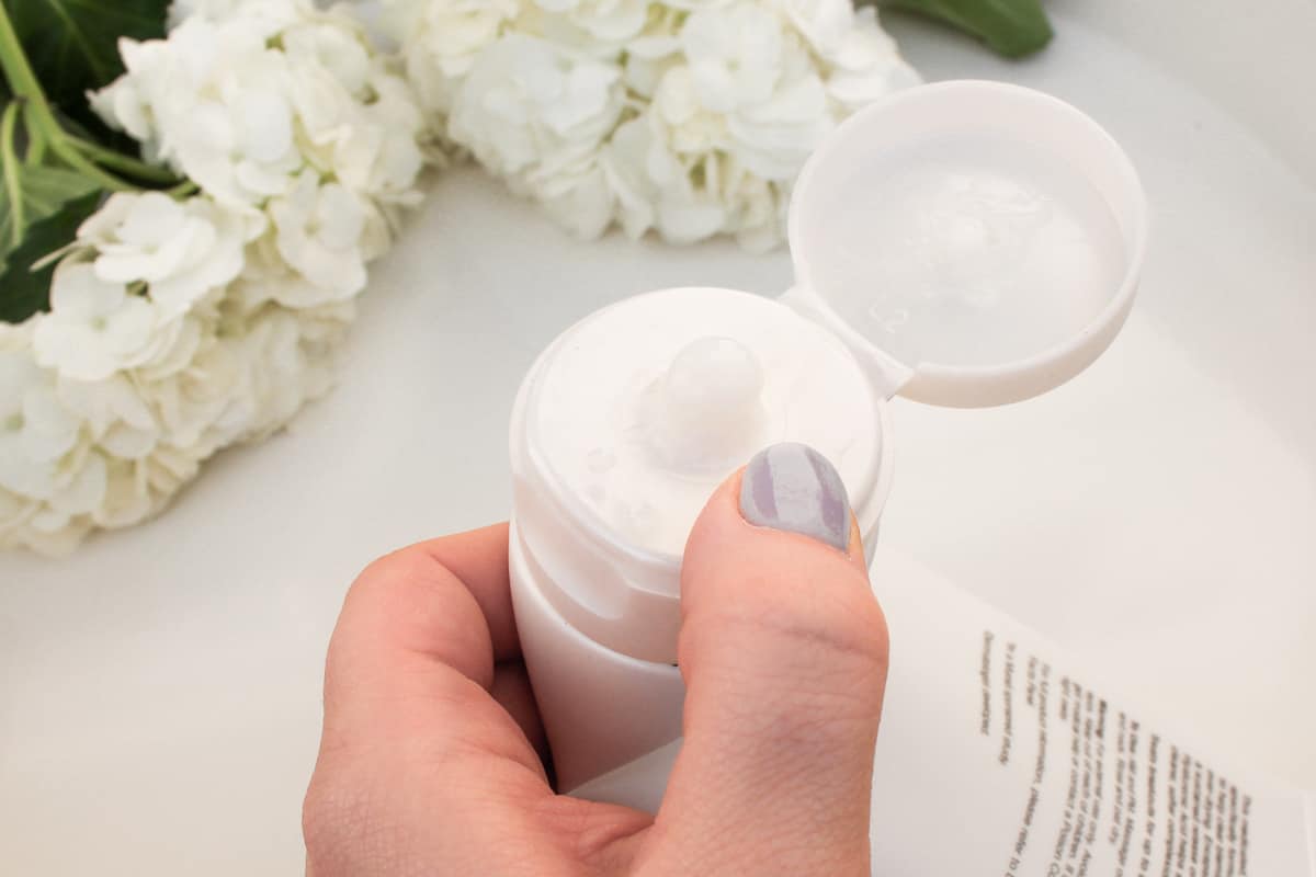 What the Murad Time Release Acne Cleanser looks like in the tube.