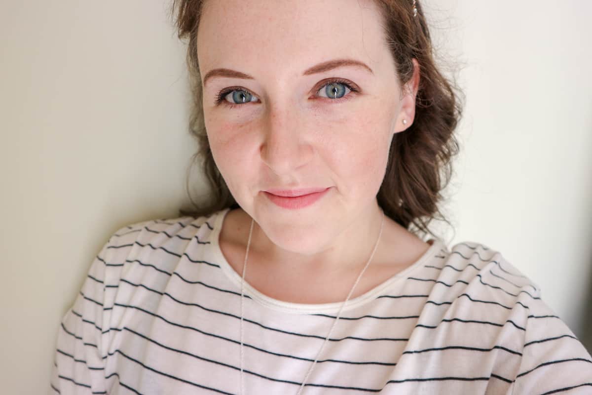 Ilia Super Serum Skin Tint after setting with a powder